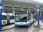 VBL Luzern/764425/231585---vbl-luzern---nr (231'585) - VBL Luzern - Nr. 187/LU 15'020 - Mercedes am 26. Dezember 2021 beim Bahnhof Luzern