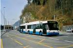 (044'931) - VMCV Clarens - Nr. 10 - Van Hool Gelenktrolleybus am 20. Februar 2001 in Territet, Chillon