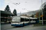 (064'707) - VMCV Clarens - Nr. 17 - Van Hool Gelenktrolleybus am 29. November 2003 in Vevey, Funi
