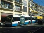 (147'350) - VMCV Clarens - Nr. 14 - Van Hool Gelenktrolleybus am 22. September 2013 in Montreux, Escaliers de la Gare