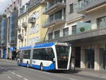 VMCV Clarens/693739/215152---vmcv-clarens---nr (215'152) - VMCV Clarens - Nr. 809 - Van Hool Gelenktrolleybus am 14. Mrz 2020 in Montreux, Escaliers de la Gare