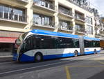 VMCV Clarens/693742/215155---vmcv-clarens---nr (215'155) - VMCV Clarens - Nr. 804 - Van Hool Gelenktrolleybus am 14. Mrz 2020 in Montreux, Escaliers de la Gare