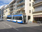 VMCV Clarens/693746/215159---vmcv-clarens---nr (215'159) - VMCV Clarens - Nr. 811 - Van Hool Gelenktrolleybus am 14. Mrz 2020 in Montreux, Escaliers de la Gare