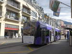 VMCV Clarens/693748/215161---vmcv-clarens---nr (215'161) - VMCV Clarens - Nr. 812 - Van Hool Gelenktrolleybus am 14. Mrz 2020 in Montreux, Escaliers de la Gare