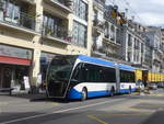 (215'162) - VMCV Clarens - Nr. 808 - Van Hool Gelenktrolleybus am 14. Mrz 2020 in Montreux, Escaliers de la Gare