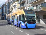 VMCV Clarens/693798/215164---vmcv-clarens---nr (215'164) - VMCV Clarens - Nr. 806 - Van Hool Gelenktrolleybus am 14. Mrz 2020 in Montreux, Escaliers de la Gare
