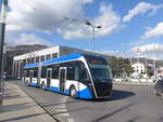 (215'169) - VMCV Clarens - Nr. 810 - Van Hool Gelenktrolleybus am 14. Mrz 2020 beim Bahnhof Vevey