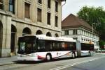 Aarau/337499/117437---aar-busbahn-aarau-- (117'437) - AAR bus+bahn, Aarau - Nr. 169/AG 374'169 - Scania/Hess am 8. Juni 2009 beim Bahnhof Aarau