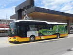 Brugg/745303/227151---voegtlin-meyer-brugg---ag (227'151) - Voegtlin-Meyer, Brugg - AG 381'644 - Scania am 9. August 2021 beim Bahnhof Brugg