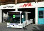 Adelboden/801655/244868---portenier-adelboden---nr (244'868) - Portenier, Adelboden - Nr. 1/BE 27'928 - Mercedes (ex FRA-Bus, D-Frankfurt) am 7. Januar 2023 in Adelboden, Busstation