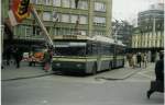 Bern/205985/013922---svb-bern---nr (013'922) - SVB Bern - Nr. 33 - FBW/Hess Gelenktrolleybus am 24. April 1996 beim Bahnhof Bern