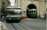 Bern/206135/014223---svb-bern---nr (014'223) - SVB Bern - Nr. 45 - FBW/R&J Gelenktrolleybus am 1. Juli 1996 in Bern, Brenplatz
