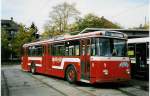 Bern/214130/027229---vb-biel-tvbtvs-- (027'229) - VB Biel (TVB+TVS) - Nr. 9 - FBW/R&J Trolleybus am 10. Oktober 1998 in Bern, Burgernziel