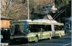 (028'409) - SVB Bern - Nr. 7 - NAW/Hess Gelenktrolleybus am 29. Dezember 1998 in Bern, Brengraben