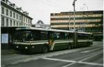 Bern/215418/029330---svb-bern---nr (029'330) - SVB Bern - Nr. 43 - FBW/R&J Gelenktrolleybus am 16. Februar 1999 beim Bahnhof Bern
