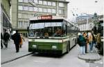 Bern/215555/029830---svb-bern---nr (029'830) - SVB Bern - Nr. 39 - FBW/R&J Gelenktrolleybus am 1. Mrz 1999 beim Bahnhof Bern