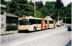 Bern/219378/034103---svb-bern---nr (034'103) - SVB Bern - Nr. 66 - Volvo/Hess Gelenktrolleybus am 12. Juli 1999 in Bern, Brengraben