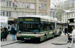 (037'817) - SVB Bern - Nr. 10 - NAW/Hess Gelenktrolleybus am 25. November 1999 beim Bahnhof Bern
