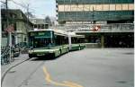 (039'714) - SVB Bern - Nr. 8 - NAW/Hess Gelenktrolleybus am 14. Mrz 2000 beim Bahnhof Bern