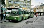 Bern/229363/044030---svb-bern---nr (044'030) - SVB Bern - Nr. 55 - FBW/Gangloff Gelenktrolleybus am 11. Dezember 2000 beim Bahnhof Bern