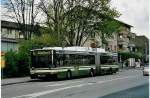 (052'919) - SVB Bern - Nr. 5 - NAW/Hess Gelenktrolleybus am 15. April 2002 in Bern, Bethlehem Sge
