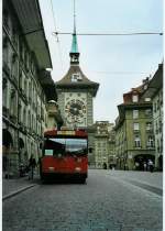 (085'731) - Bernmobil, Bern - Nr. 61 - FBW/Hess Gelenktrolleybus am 28. Mai 2006 in Bern, Zytglogge
