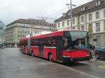 Bern/380564/138568---bernmobil-bern---nr (138'568) - Bernmobil, Bern - Nr. 20 - NAW/Hess Gelenktrolleybus am 16. April 2012 beim Bahnhof Bern