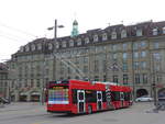 (189'864) - Bernmobil, Bern - Nr. 21 - Hess/Hess Gelenktrolleybus am 2. April 2018 beim Bahnhof Bern