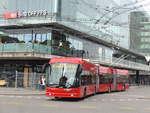 Bern/651391/202359---bernmobil-bern---nr (202'359) - Bernmobil, Bern - Nr. 41 - Hess/Hess Doppelgelenktrolleybus am 12. Mrz 2019 beim Bahnhof Bern