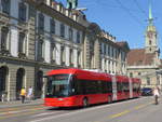 Bern/710055/219606---bernmobil-bern---nr (219'606) - Bernmobil, Bern - Nr. 54 - Hess/Hess Doppelgelenktrolleybus am 9. August 2020 beim Bahnhof Bern