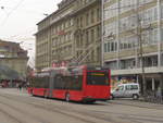 Bern/726833/223374---bernmobil-bern---nr (223'374) - Bernmobil, Bern - Nr. 23 - Hess/Hess Gelenktrolleybus am 6. Februar 2021 beim Bahnhof Bern