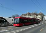 (233'596) - Bernmobil, Bern - Nr. 50 - Hess/Hess Doppelgelenktrolleybus am 9. Mrz 2022 in Bern, Schanzenstrasse