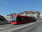 (233'597) - Bernmobil, Bern - Nr. 49 - Hess/Hess Doppelgelenktrolleybus am 9. Mrz 2022 in Bern, Schanzenstrasse