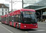(245'700) - Bernmobil, Bern - Nr. 47 - Hess/Hess Doppelgelenktrolleybus am 2. Februar 2023 beim BAhnhof Bern