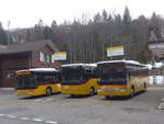 Brunigpass/730327/224097---postauto-bern---be (224'097) - PostAuto Bern - BE 401'465 - Setra (ex AVG Meiringen Nr. 65) am 13. Mrz 2021 auf dem Brnigpass