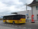 (185'767) - PostAuto Bern - BE 535'079 - MAN/Gppel (ex Nr. 217; ex RBS Worblaufen Nr. 217) am 8. Oktober 2017 beim Bahnhof Frutigen