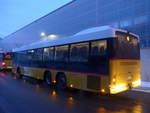 (200'689) - Steiner, Messen - SO 20'143 - Scania/Hess am 12. Januar 2019 beim Bahnhof Frutigen