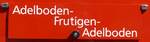 Frutigen/747820/181642---routentafel---adelboden-frutigen-adelboden-- (181'642) - Routentafel - Adelboden-Frutigen-Adelboden - am 1. Juli 2017 in Frutigen, Garage AFA