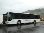 (243'321) - Portenier, Adelboden - Nr. 1/BE 27'928 - Mercedes (ex FRA-Bus, D-Frankfurt) am 30. November 2022 in Frutigen, Garage AFA