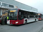 (244'500) - Wieland, Murten - Nr. 117/FR 300'586 - Mercedes am 7. Januar 2023 beim Bahnhof Frutigen