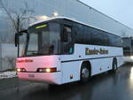 (258'144) - Kander-Reisen, Frutigen - Nr. 3/BE 53'022 - Neoplan (ex Autopostale, Croglio PID 3341) am 6. Januar 2024 beim Bahnhof Frutigen
