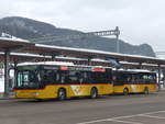 (223'443) - PostAuto Bern - BE 489'810 - Mercedes (ex Portenier, Adelboden Nr. 10) am 7. Februar 2021 beim Bahnhof Gstaad