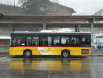 (245'068) - PostAuto Bern - Nr. 11'113/BE 745'481/PID 11'113 - Solaris (ex Nr. 481) am 15. Januar 2023 beim Bahnhof Gstaad