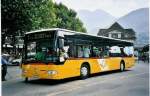 (063'514) - PostAuto Berner Oberland - BE 615'393 - Mercedes (ex P 25'383) am 22. September 2003 beim Bahnhof Interlaken West