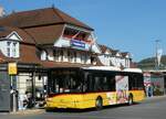 (255'838) - PostAuto Bern - BE 836'434/PID 10'340 - Solaris (ex Nr. 581) am 2. Oktober 2023 beim Bahnhof Interlaken Ost