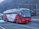 Interlaken/873838/271228---tmr-martigny---nr (271'228) - TMR Martigny - Nr. 1/VS 1452 - Volvo am 18. Januar 2025 beim Bahnhof Interlaken Ost