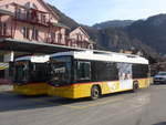 (223'762) - PostAuto Bern - BE 401'568 - Scania/Hess (ex AVG Meiringen Nr. 68; ex AVG Meiringen Nr. 59; ex Steiner, Messen) am 26. Februar 2021 in Meiringen, Postautostation