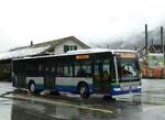 (257'338) - Intertours, Domdidier - Nr. 485/FR 300'485 - Mercedes (ex TPL Lugano Nr. 303) am 1. Dezember 2023 beim Bahnhof Meiringen