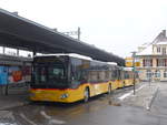 (223'545) - PostAuto Bern - BE 654'089 - Mercedes am 14. Februar 2021 beim Bahnhof Spiez