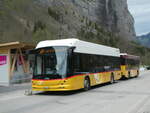Stechelberg/812549/249245---postauto-bern---be (249'245) - PostAuto Bern - BE 474'560/PID 10'247 - Hess am 28. April 2023 in Stechelberg, Schilthornbahn (prov. Haltestelle)